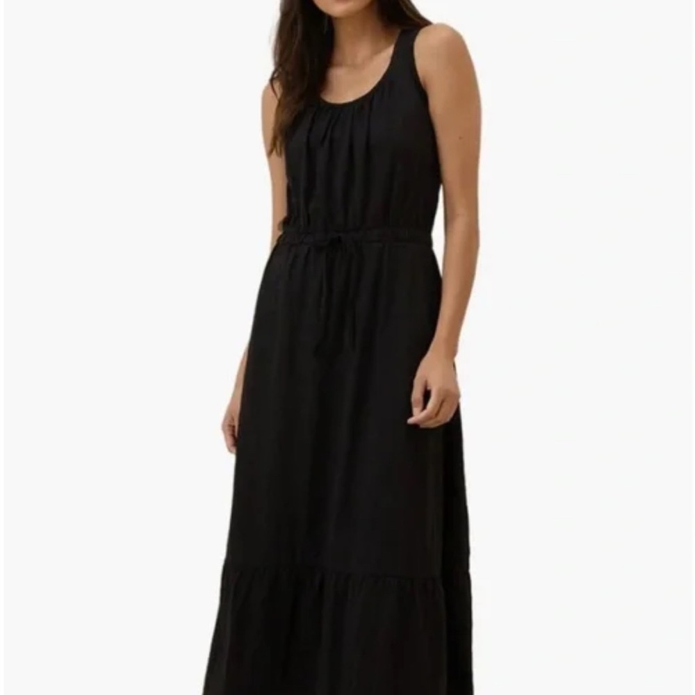 NEW! Organic Cotton Pact Relaxed Perfect Slub Tank Maxi Dress Size:  medium